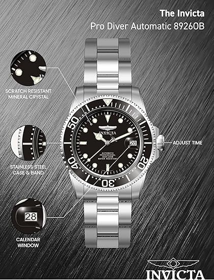 ⚓ Invicta Pro Diver Automático Inspirado Rolex James Bond – Poder y Precisión único para ti - Imagen 6