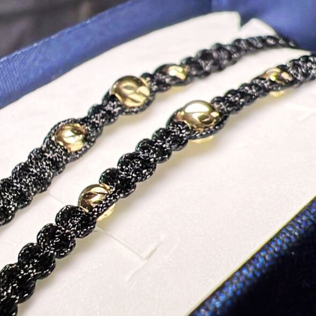 Dos Pulseras Puro Amor – Oro 18k 2 Pulseras en Combo Amor